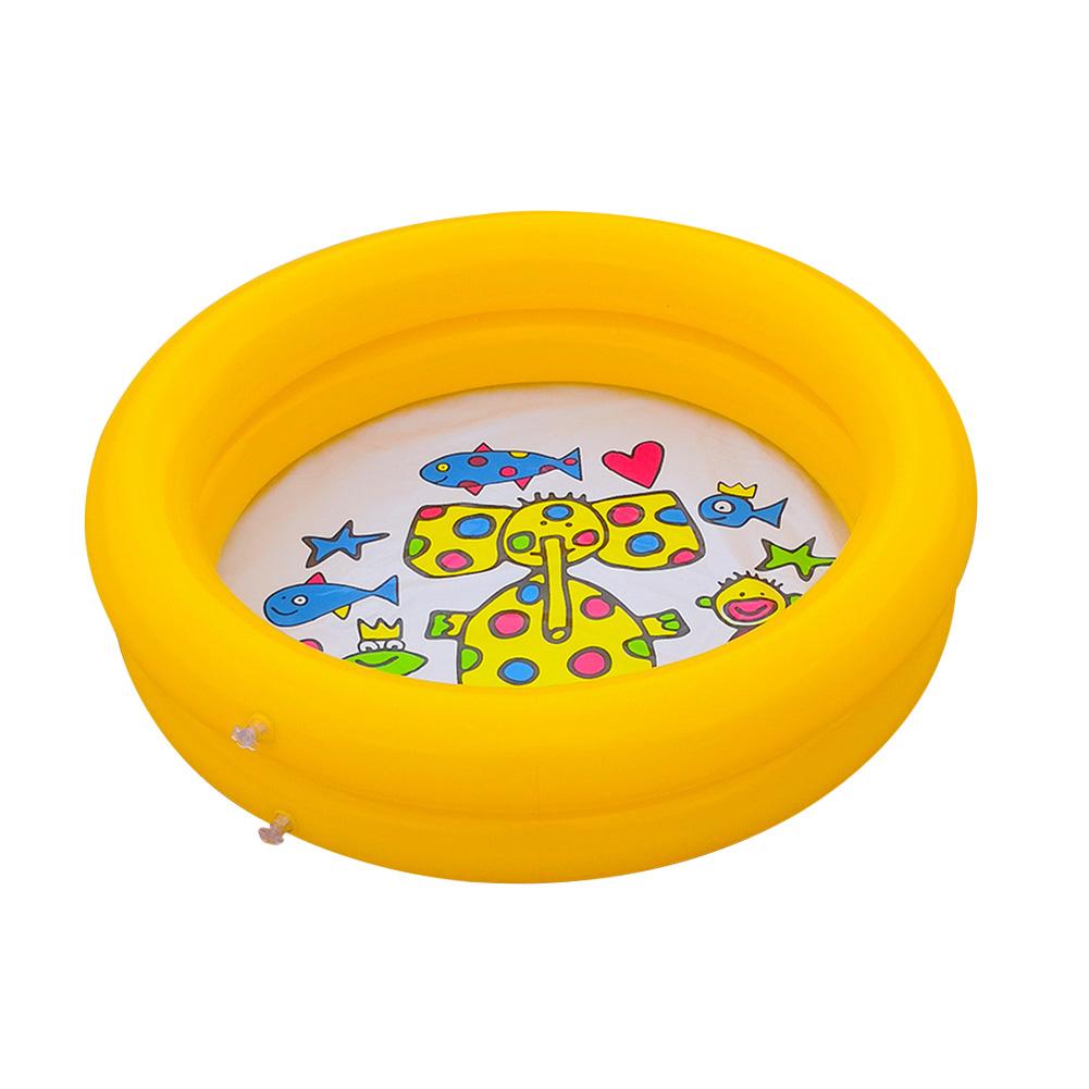 gonflable piscine épaisse pataugeoire été eau jouets fête approvisionnement pour bébé enfants adulte: Yellow