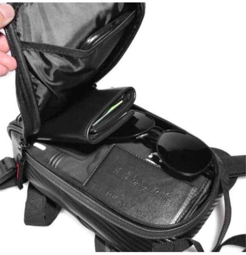 Motorcycle Leg Bag Mobile Phone Navigation Bag Multifunction Casual Waist Bag Leg Baggage Bag Motorcycle Thigh Leg Bags