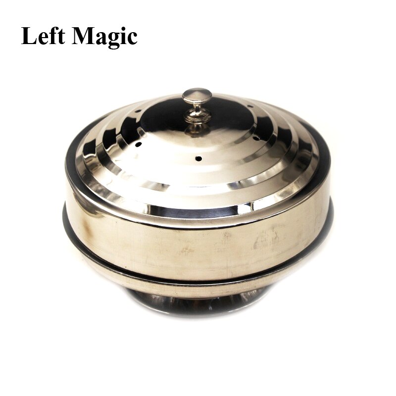 Fire Dove Pan Fire Dove Pan Double Load Magic Tricks Silver Double Layer Stage Magic Appearing Tricks Illusion Accessories