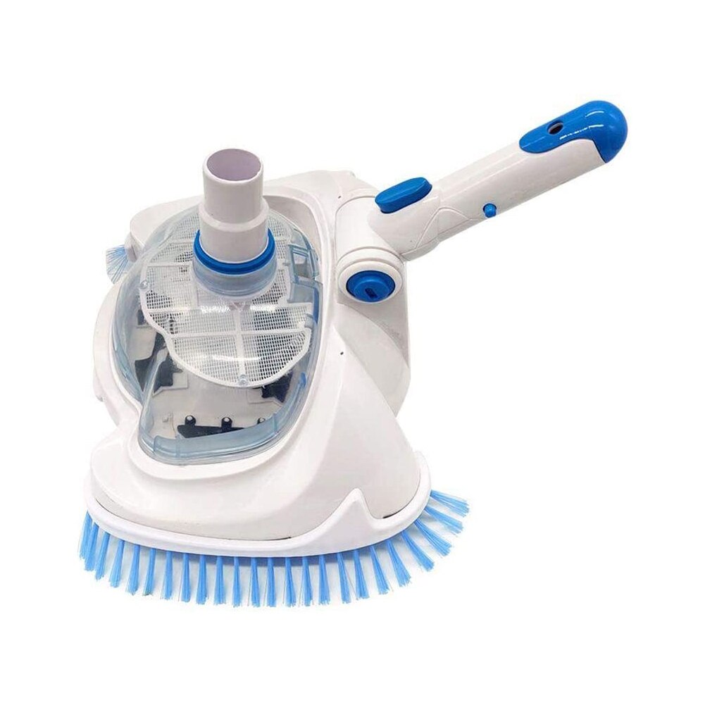 Swimming Pool Vacuum Head Cleaner Brush with Transparent Cover Portable One-Piece Suitable Luxury Vacuum Head: Default Title