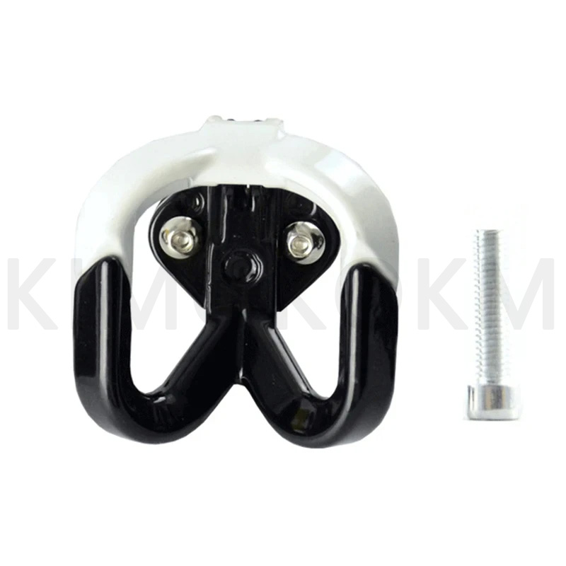 Aluminiumlegering Multifunctionele motorfietsaccessoires Motorhelment Hook Holder Handtas Hook Bagage Boodschappentas Hangers: WHITE