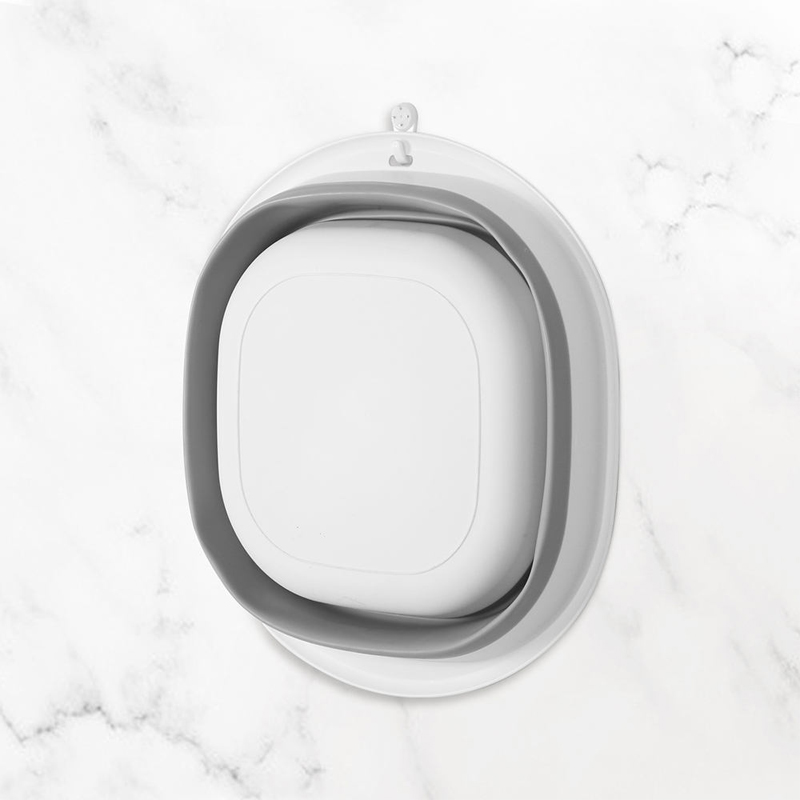 Lavabo Pliable Portable en Plastique, Lavabo de Voyage, Rangement Domestique, Lavabo à illant Pliant