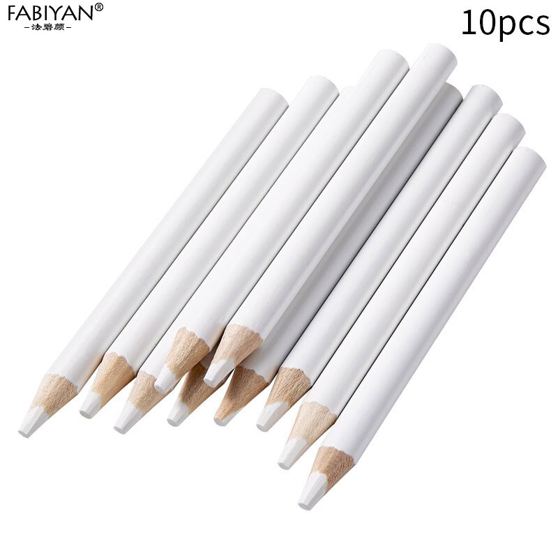 Lápiz de cera para decoración de uñas, lápiz de gemas punteadas con mango de madera, decoraciones de diamantes de imitación, Picker, juego de herramientas de manicura, 10/30/50/100 Uds.: 10Pcs