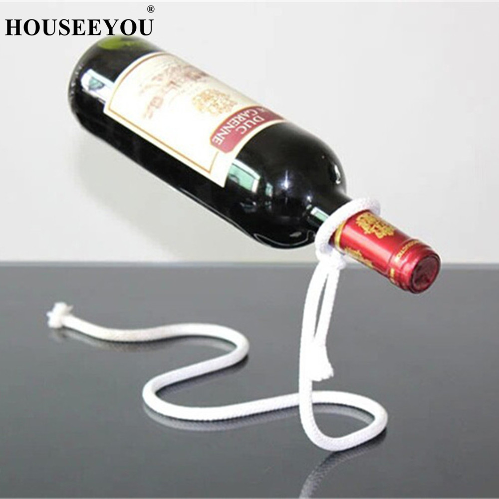 Metal art én flaske vinreoler flaskeholder display stand hylder køkken spisestue kælder bar dekorativ