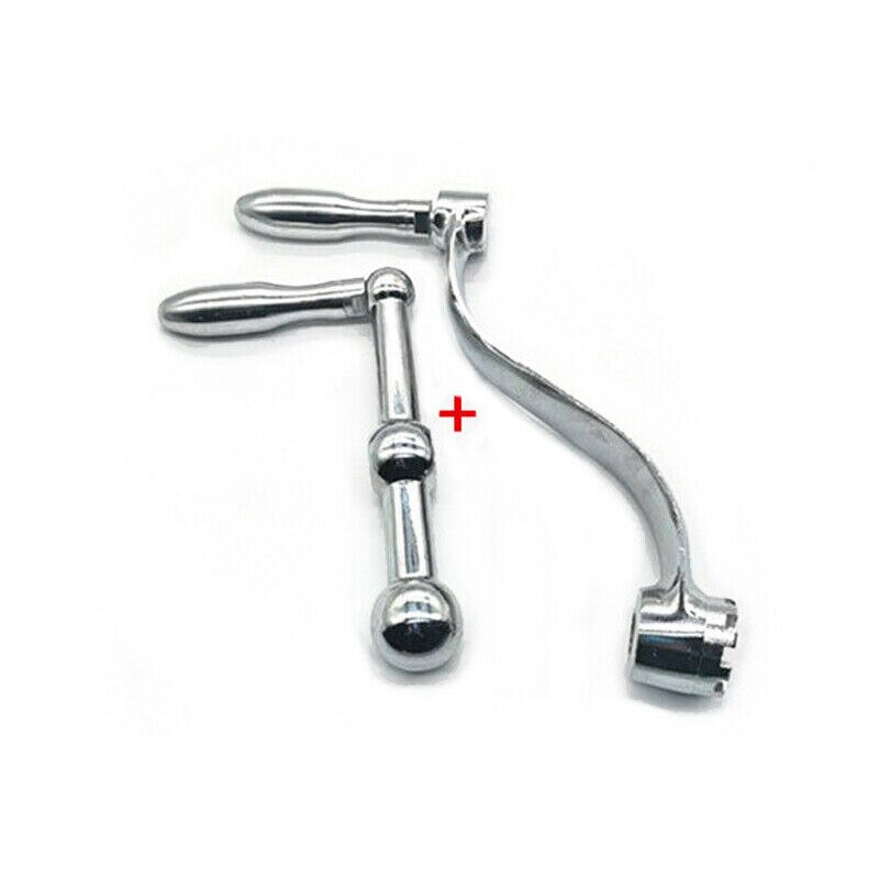 1SET Milling Machine Parts-3 Ball Metal Crank Handle +Elevating Knee Crank