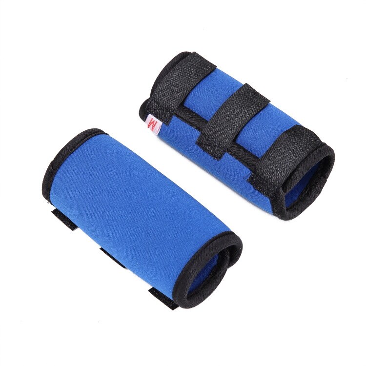 2 Stck Haustier Ellenbogen Schutz Hund der Erholen Hinterbeine Unterstützung befestigen Knie Pads Hund Schutz Chirurgie Wunde wickeln Schützt: L / Blau