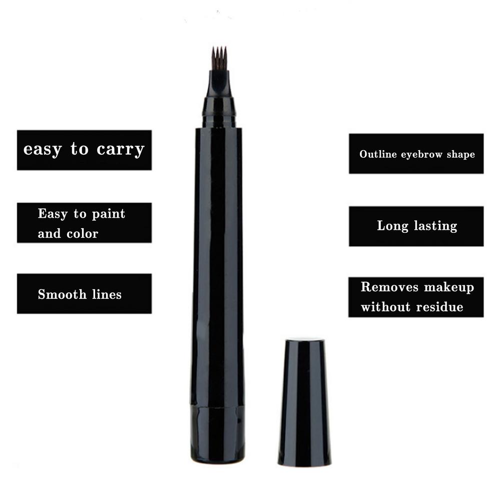 Pluma de barba impermeable para hombre, lápiz y cepillo, potenciador de barba, bigote, colorante, moldeador de pelo, herramientas de lápiz, 2 colores