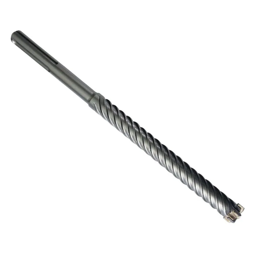 280mm SDS-MAX Shank Impact Drill Bit 18/19/20/22/23/24/25mm For Drilling Cement Walls Concrete Stones Power Tool Accessories: grey