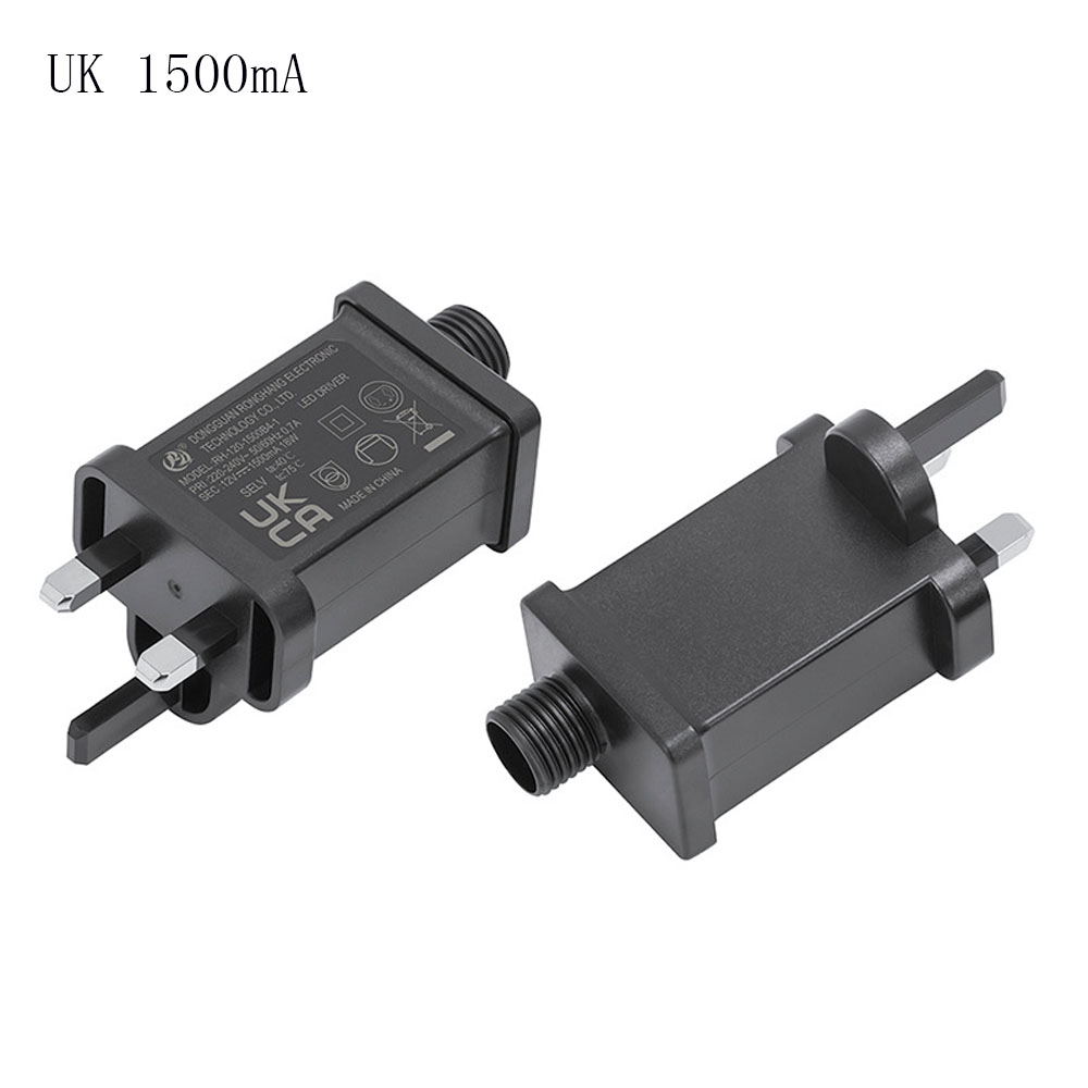 12V 1000mA/1250mA/1500mA Voeding Converter IP44 Waterdichte Transformator US/EU/AU/UK plug Vervang Yard Opblaasbare LED Adapter