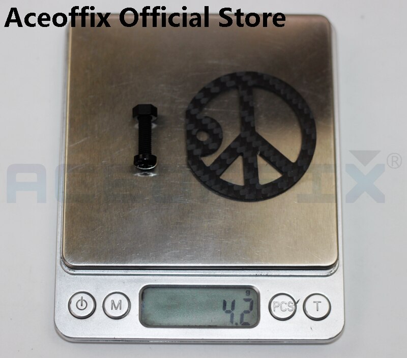 Aceoffix Brompton folding bike carbon fiber front fork brake line stop plate Cable Fender