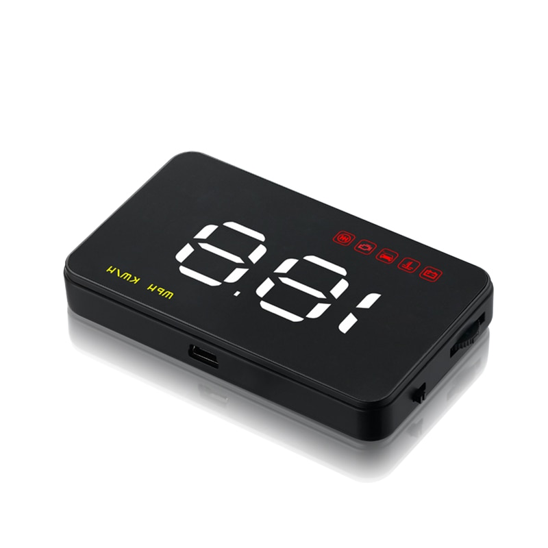 A1000 Car HUD OBD II Head Up Display Overspeed Warning System Projector Windshield Auto Electronic Voltage Alarm Car Styling