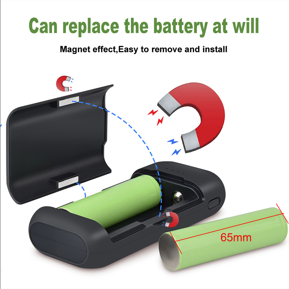 YONII batterie externe 18650 batterie batterie powerbank 18650 chargeur de batterie pour 2 pièces 18650 li-ion batterie rechargeable avec câble USB