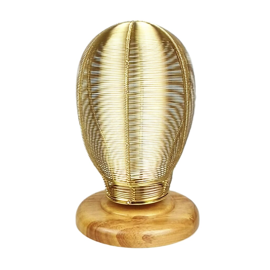 Wig Hat Stand Iron Art Shop Display Mannequin Head Hat Jewelry Display Head Model Glasses Display Rack Stand: B