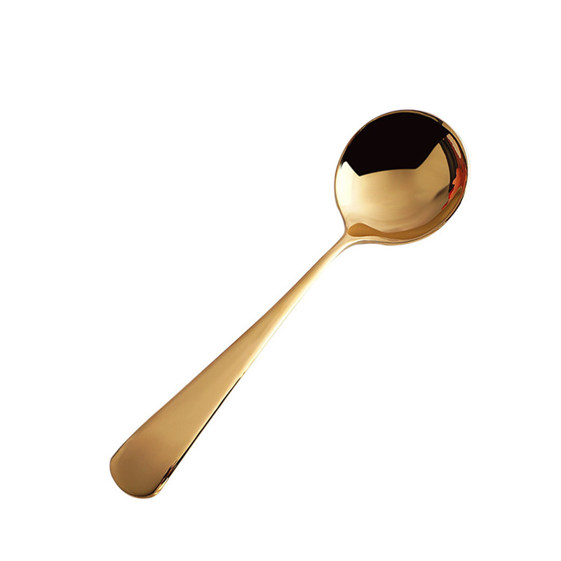 Servise 4 stk / sett skjeer fargerik te skje måke 8 farger kaffeskje rustfritt stål bestikk