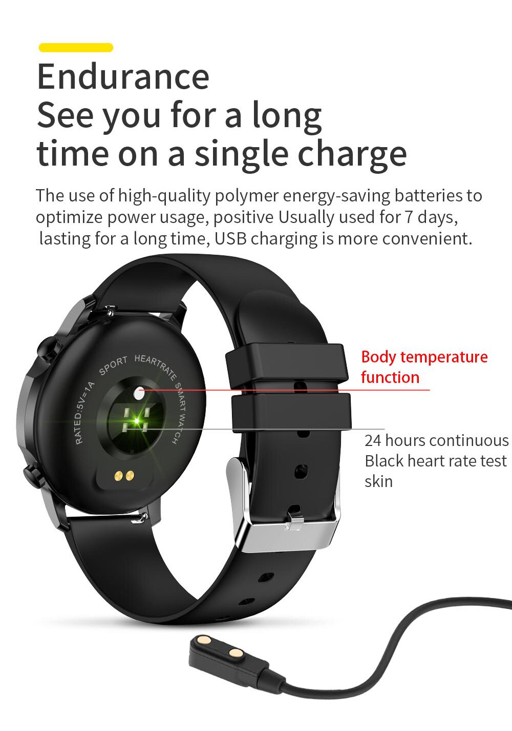 V23 pro damen-smartwatches mit temperaturanzeige und full-touch-fitness-tracker;  ip67 wasserdichte herren-smartwatches mit blutdruckmessung