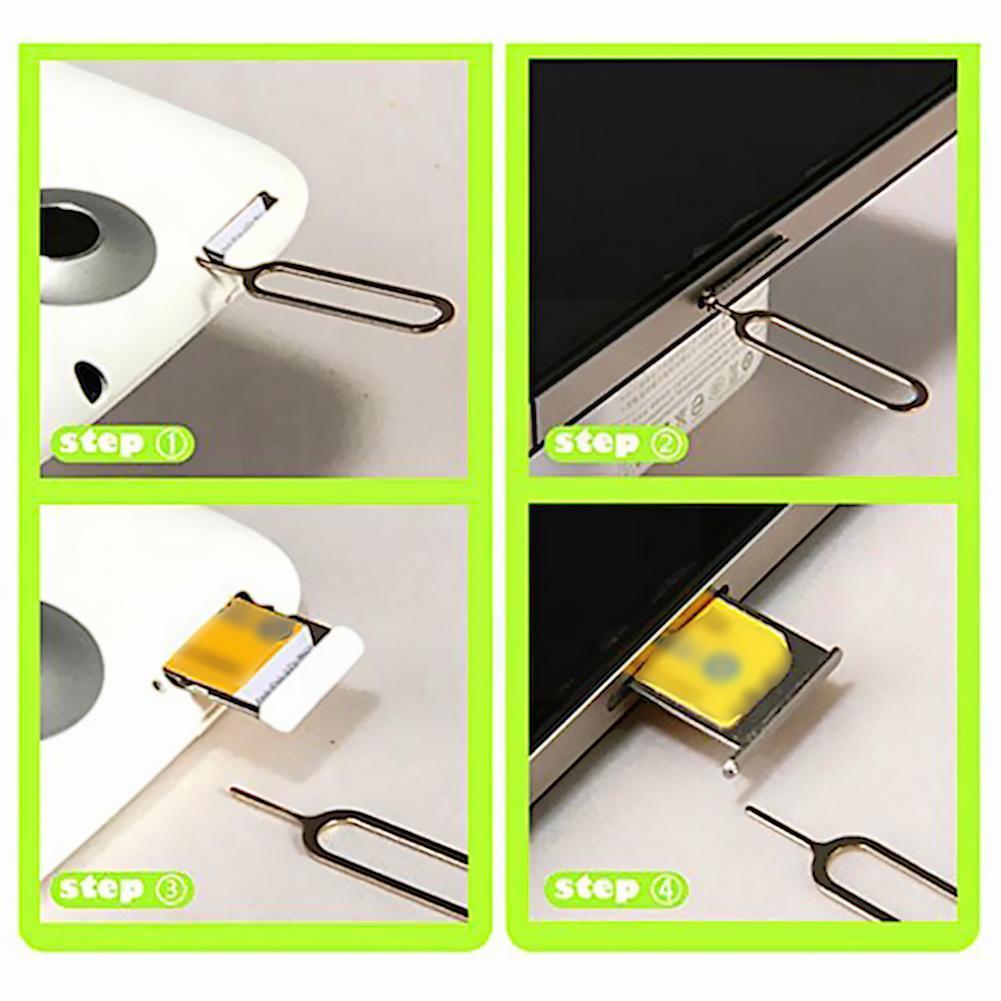 1 Stks/set Sim Card Tray Remover Eject Ejector Pin Voor Mobiel Pin Lade Sim 2G/3G/3GS/4G/4S/5 2/3/4 Card Key Voor Ipad Iphone