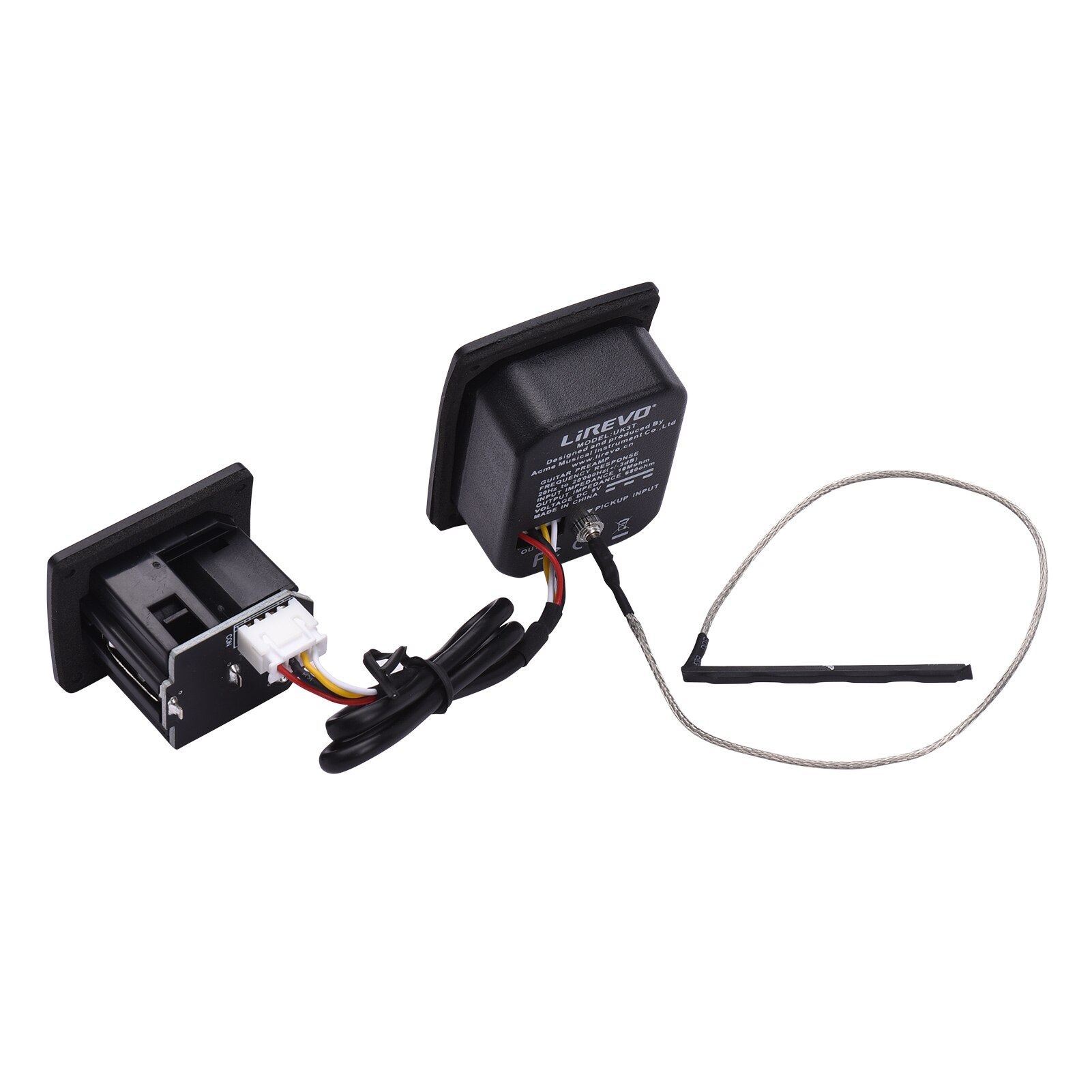 Muslady – amplificateur préampli 3 bandes pour Ukulele Peizo, système de réglage de l&#39;égaliseur EQ