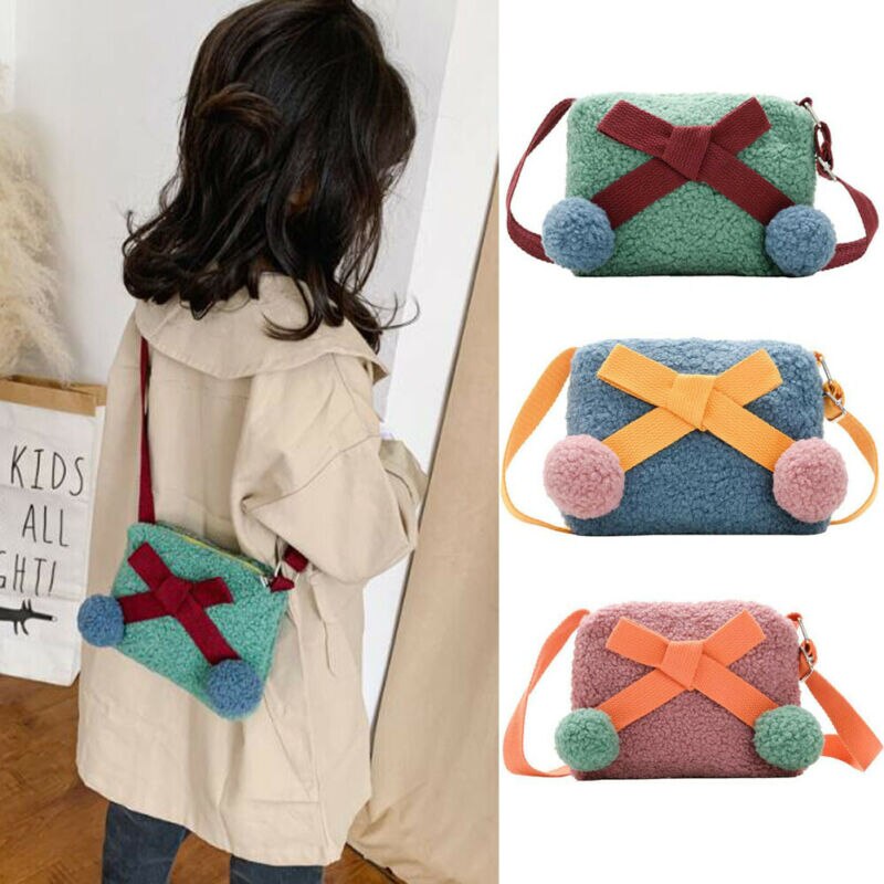 Sac à main à bandoulière pour enfants, sacoche princesse pour bébés, 3 couleurs,