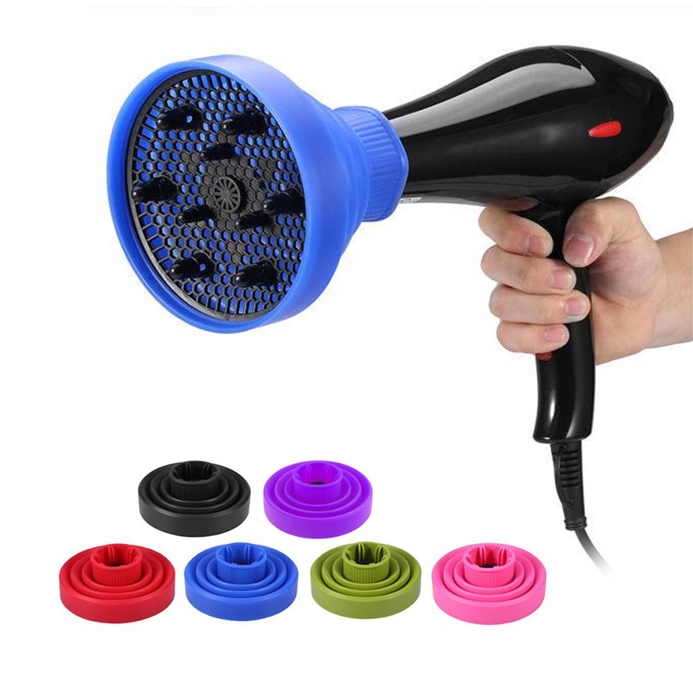 1PC suszarka robić włosów dyfuzor uniwersalna składana suszarka robić włosów kaptur dmuchawa salon fryzjerski kręstożek stylizacja pielęgnacja włosów