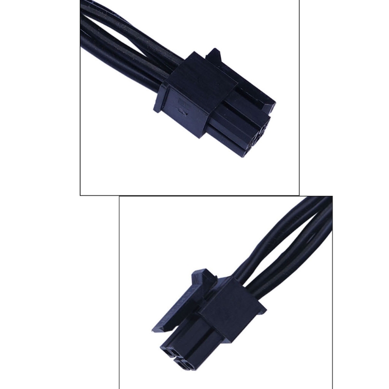 45cm/17.71in 4 Pin SATA Cable Male to Female 15 Pin Serial SATA Data Power Combo