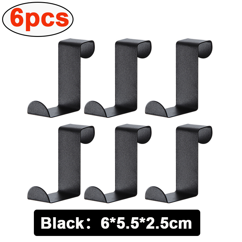 Z-förmiger Badezimmerschrank-Türhaken, Edelstahl-Tür-Rückaufhänger, Schlüsselanhänger, Kleiderhaken, Zuhause, Küchenzubehör, Organizer-Werkzeug