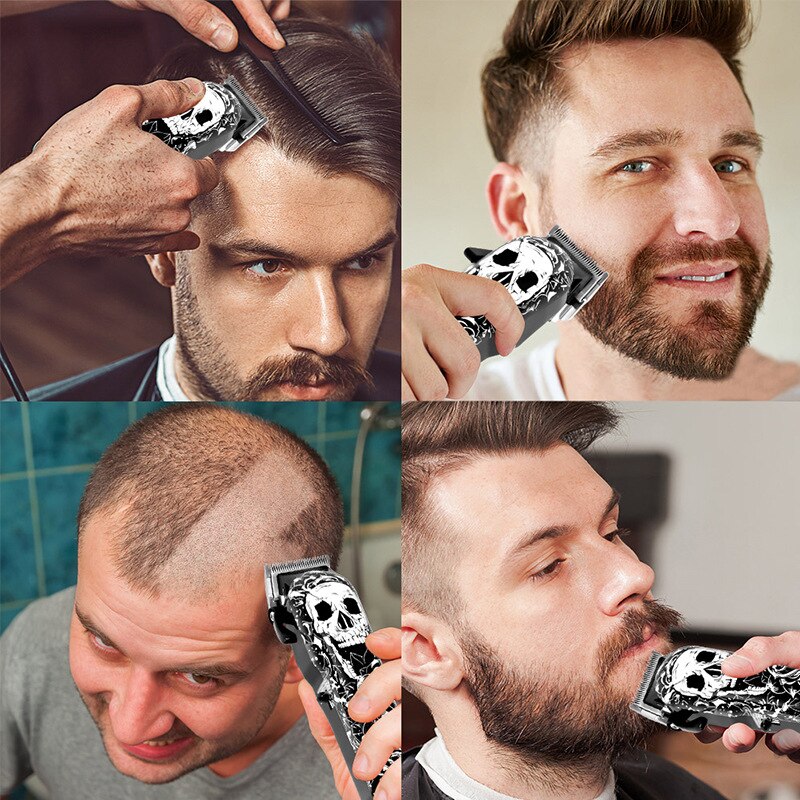 Kapperszaak Tondeuse Professionele Tondeuse Oplaadbare Kapper Elektrische Mannen Cordless Kapsel Verstelbare Keramische Blade