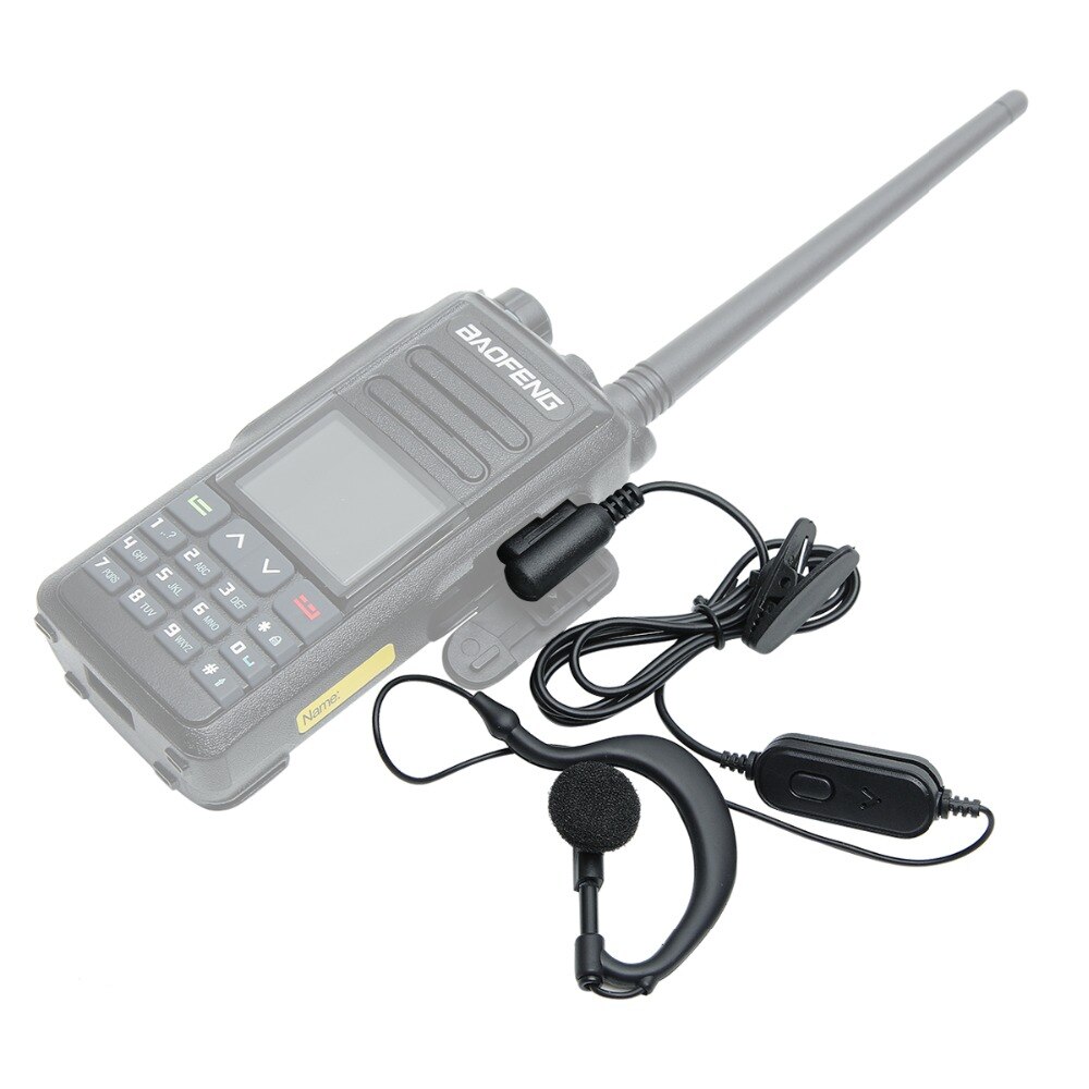 Ptt mic kuulokkeet radiopuhelin kuuloke baofeng kuulokkeet uv -5r uv -5re uv -s9 plus bf -888s ksun cb kaksisuuntaiselle radiolle