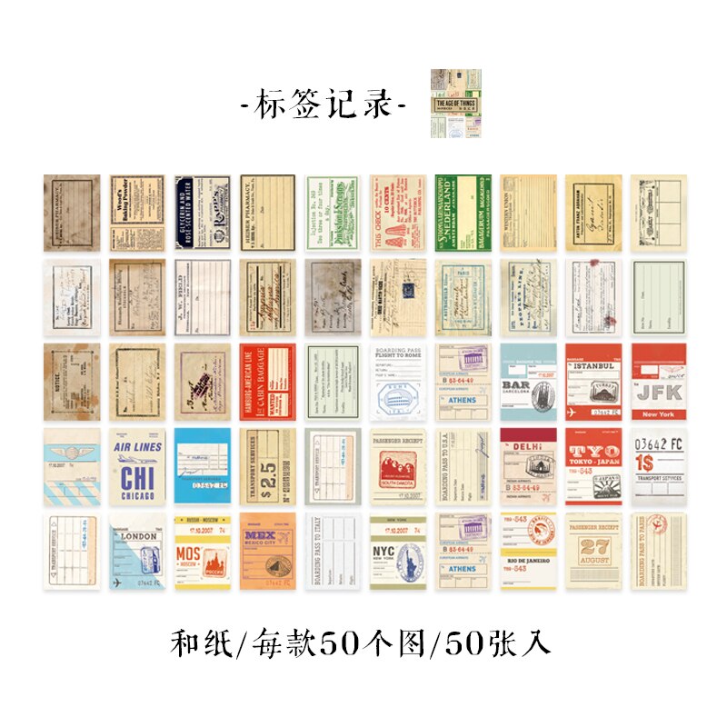 50 Stuks Vintage Goethe Werkt Materiaal Papier Retro Decoratieve Oude Boek Favorieten Diy Scrapbooking Handgemaakte Supplies: 3