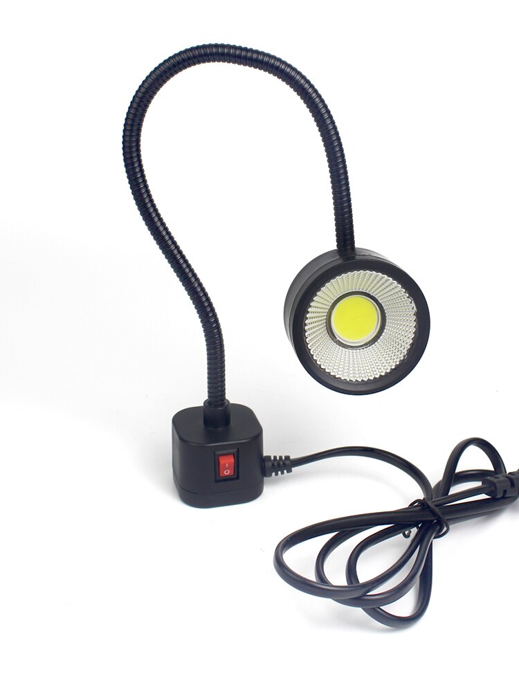 LED-arbeitslicht Magnet Basis flexibel Schwanenhals Lampe 5W NäHenne Kleidung Maschine Licht Mit Stecker: 220V uns Stecker