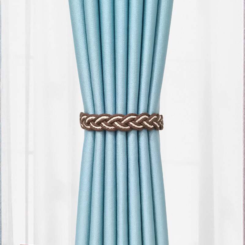 Pince à cordon pour rideaux, porte-rideau avec crochets et aimants: B3 No flowers 3