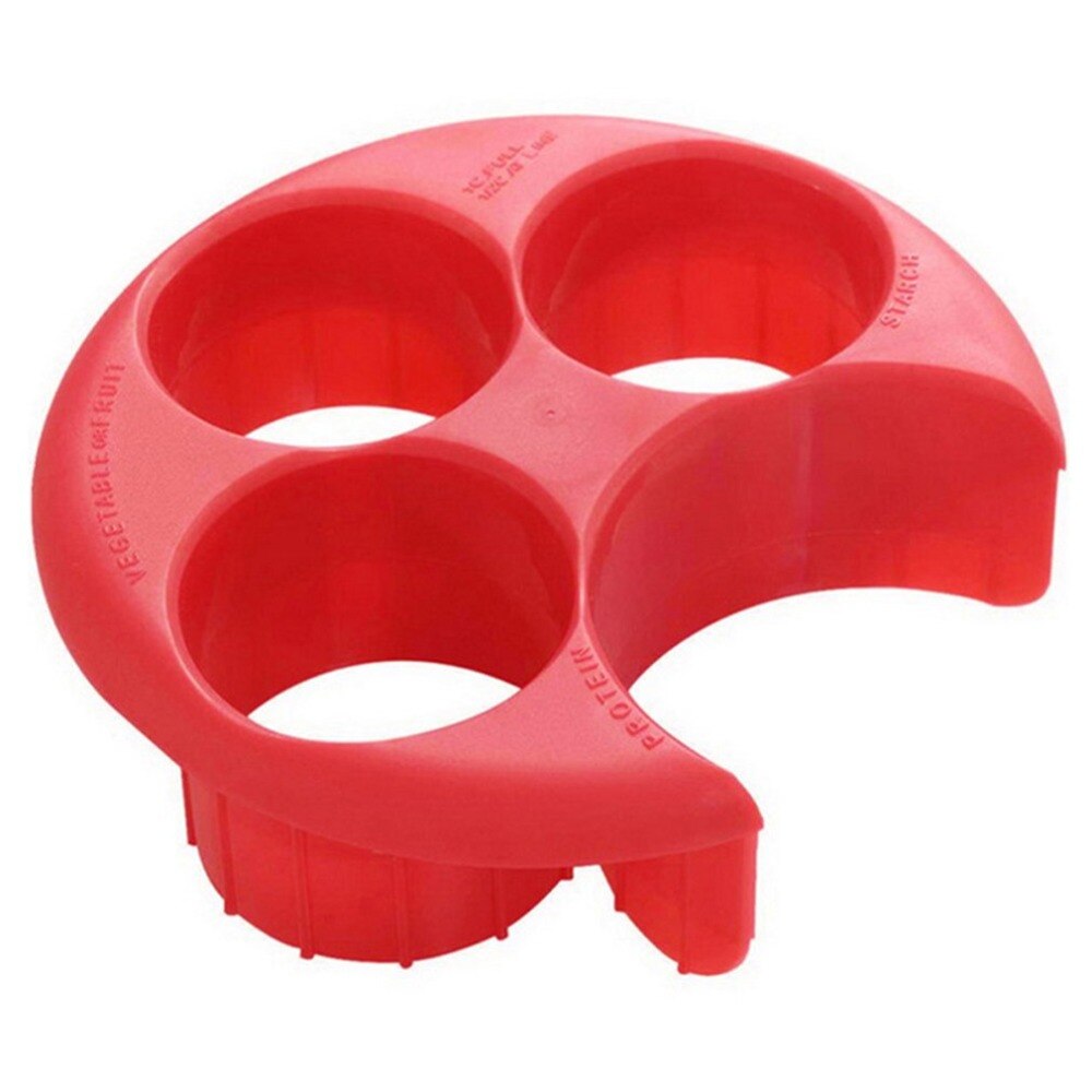 Portable Meal Measure Portion Control Plate Lose Weight Tool Food Portion Control Kitchen Meal Portion Plate Diet Control