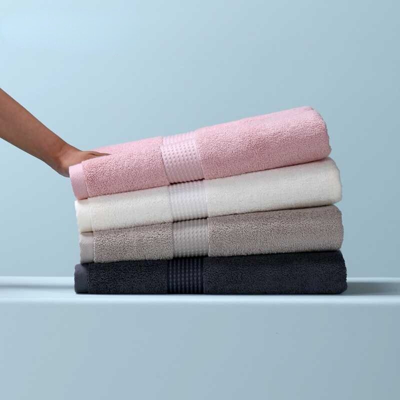 Long-staple Cotton Bath Towel Thicken Household Hotel Beauty Center Bathroom Towels No Fluorescence Suitable for Adults