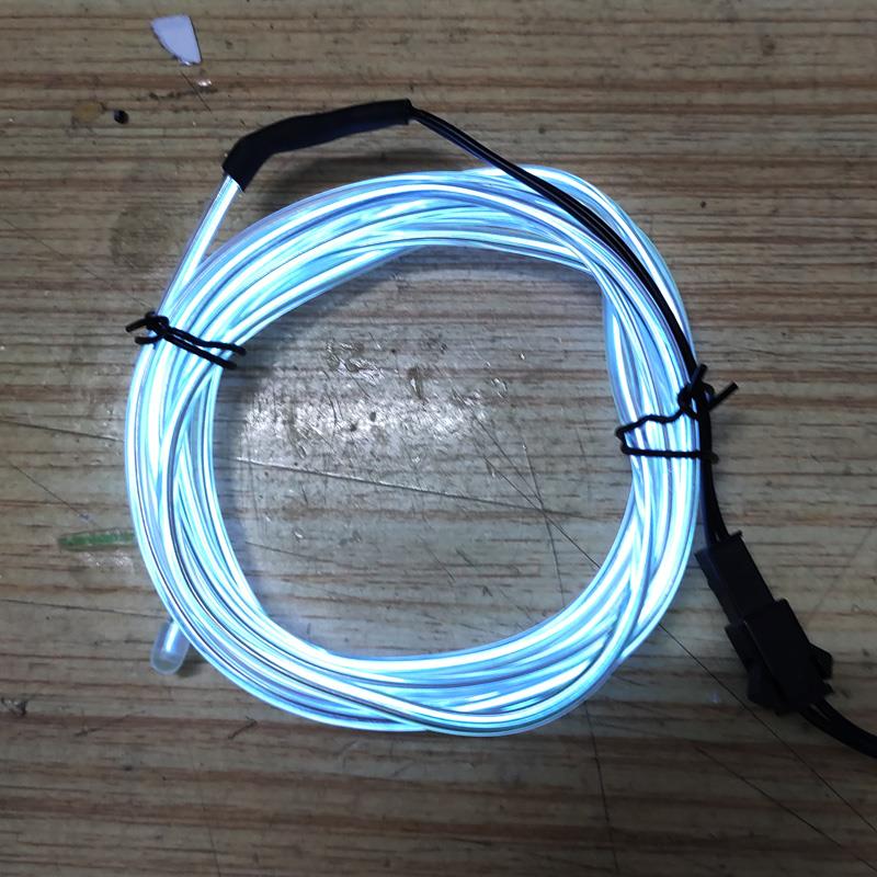 Glowing Line Light Neon Light To Do Word Material Handmade Model Mini Neon Light Line Thin: 1m Battery white