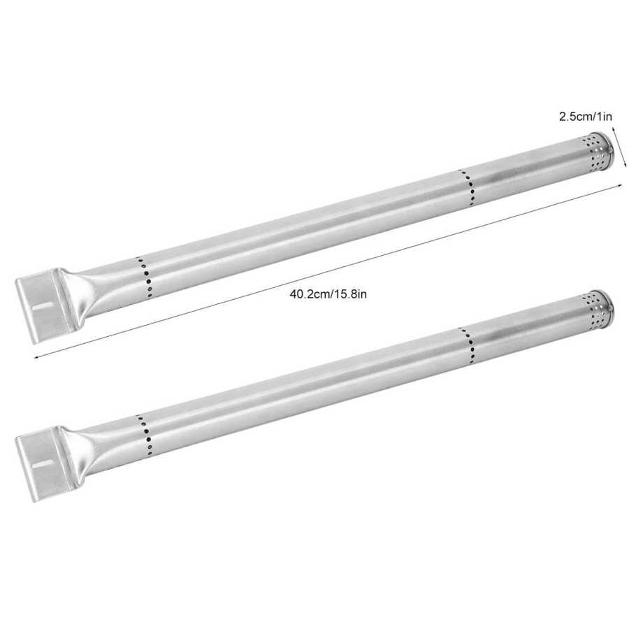 Stainless Steel Adjustable Telescopic Pipe Tube Burners Universal BBQ Grill Tube BBQ Grill Parts Replacement