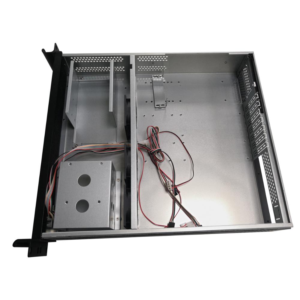 2U industrial equipment case 19 inches rack-mount monitoring server chassis S2490 support multiple power supply 490MM