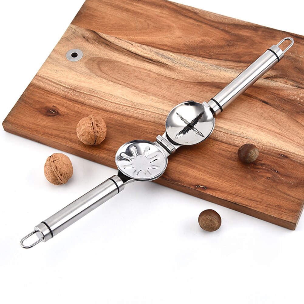 Nutcracker Sheller Stainless Steel Durable Portable Chestnut Opener Cutter Gadgets Kitchen Home Tool Supplies Accessory