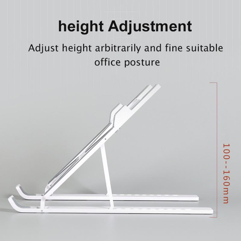 ABS Adjustable Laptop Holder Foldable Laptop Stand Notebook Stand Portable Notebook Support For MacBook Air Pro Computer