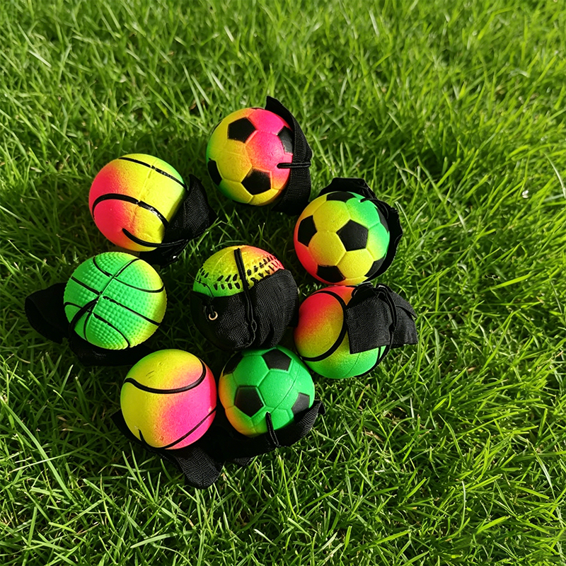 Elastic String Wrist Rebound Sport Ball, Baseball Soccer Tennis Training Equipment, Portable Outdoor Party Workout Leisure Exerc