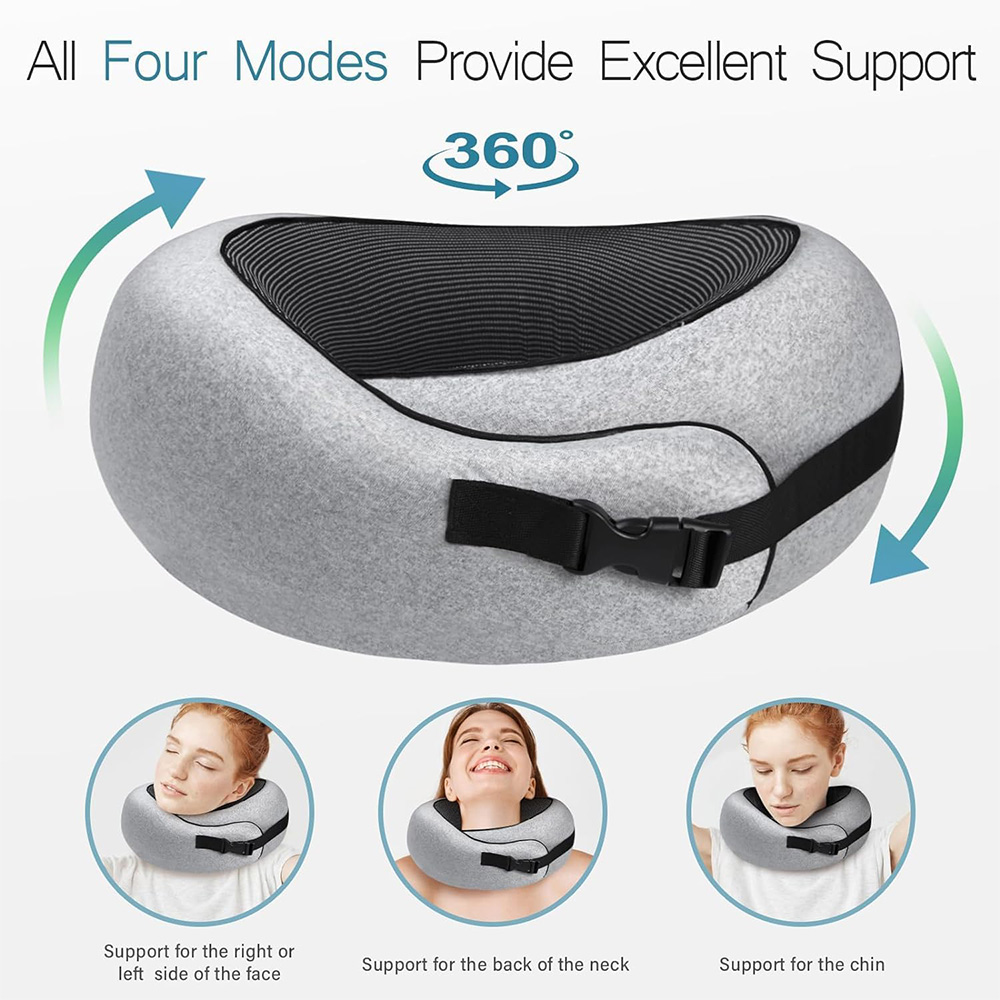 U-Shaped Pillow Neck Pillow U-Shaped Pillow Travel Car Neck Pillow Airplane Travel Pillow Long-Distance Flight Sleeping Artifact