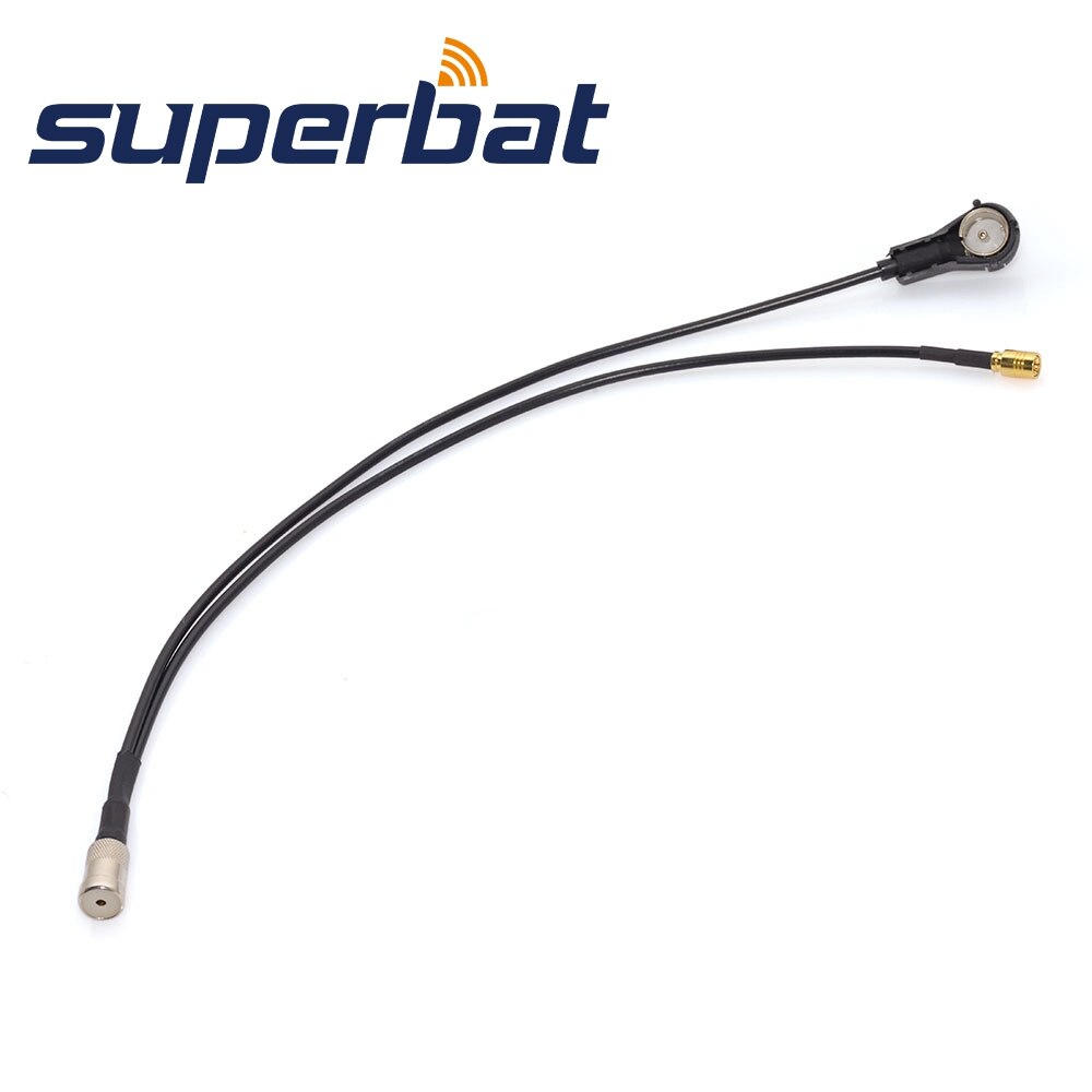 Superbat FM/AM to DAB Aerial Converter/Splitter ISO Adapter Cable for USB Kenwood DAB+