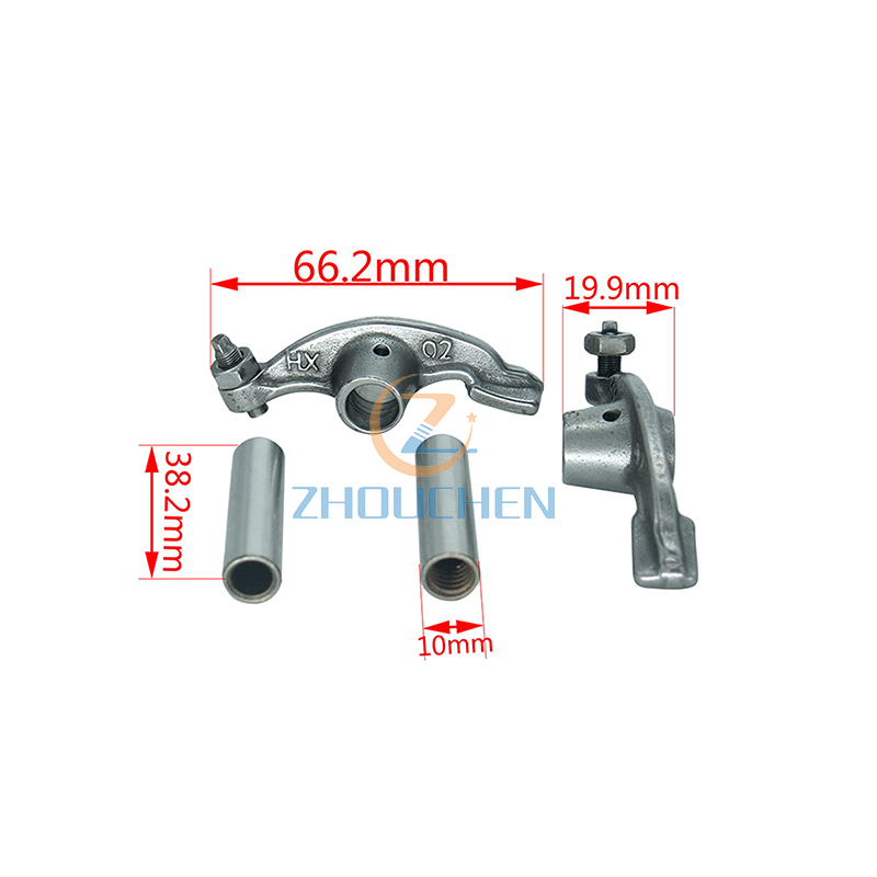 Cilindro Piezas de motocicleta cabeza 110cc válvula de Gas balancín y eje para 110cc Dirt Pit Bike automática 3 + 1 Motor de marcha atrás
