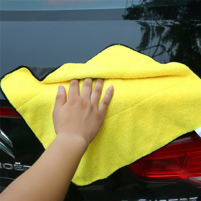 4 Size Super Absorbent Soft Car Wash Cloth Microfiber Towel Cleaning Drying Cloths Rag Detailing Car Towel Car Care Polishing