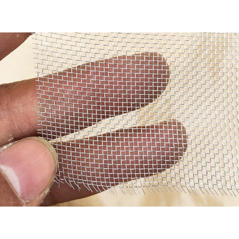 Pantallas de malla de alambre de acero inoxidable 304 de estilo más denso, rejilla densa antimosquitos, red para ventanas, malla metálica protectora contra incendios.