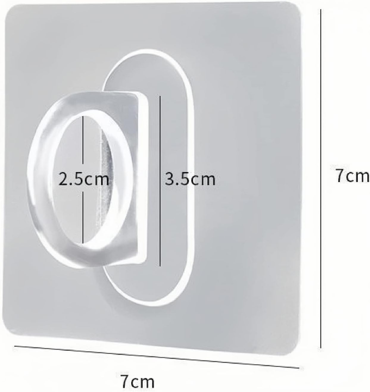 Ganchos adhesivos para botellas con pulverizador, anillo colgante montado en la pared para soporte de barra de cortina, accesorios de almacenamiento de cocina de alta resistencia, 3/10 Uds.