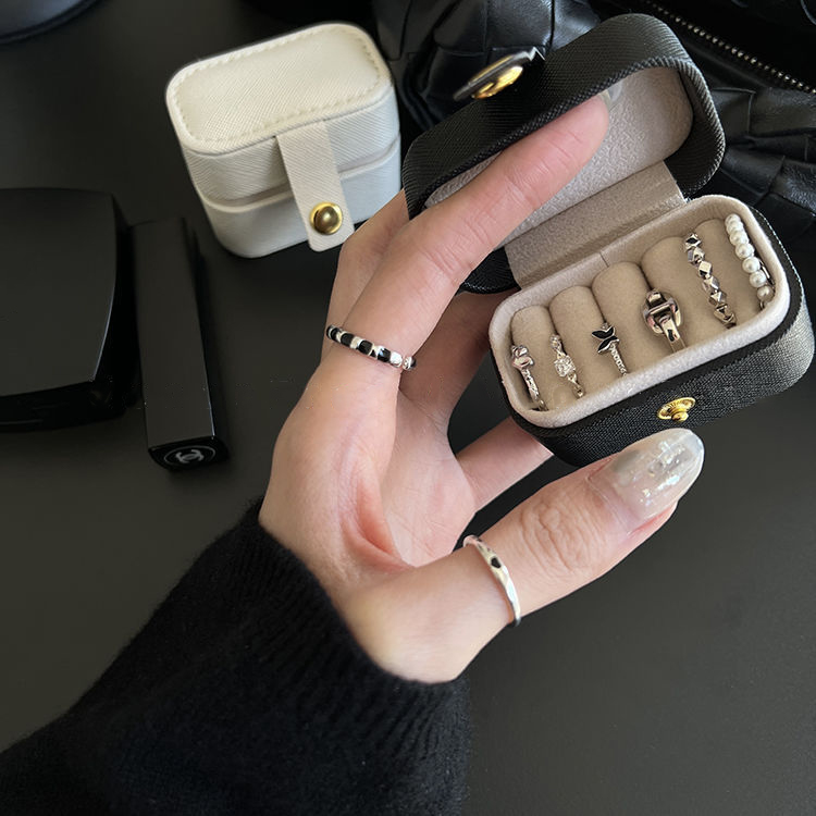 1 Pièce Boîte De Rangement De Bijoux De Voyage Portable