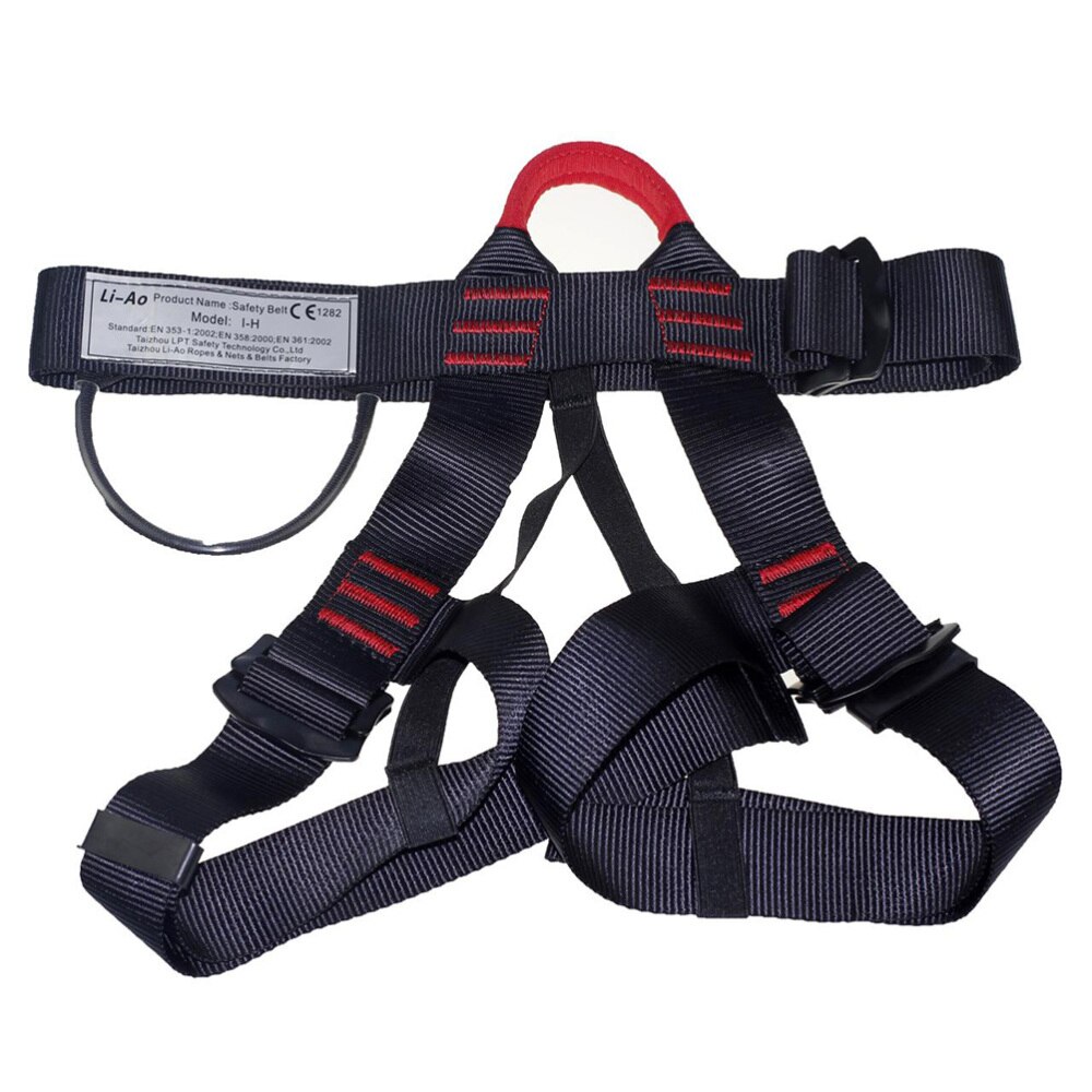 1pcs Seat Belt Safety Harness Outdoor Climbing Protective Half-body Belt Polyester Belt for Rappelling