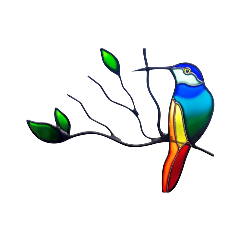 Cartoon Dier Patroon Muurstickers Vogel Behang Indoor Muur Raam Muurschilderingen Sticker Home Decoratie Voor Slaapkamer Woonkamer: 03 2PCS