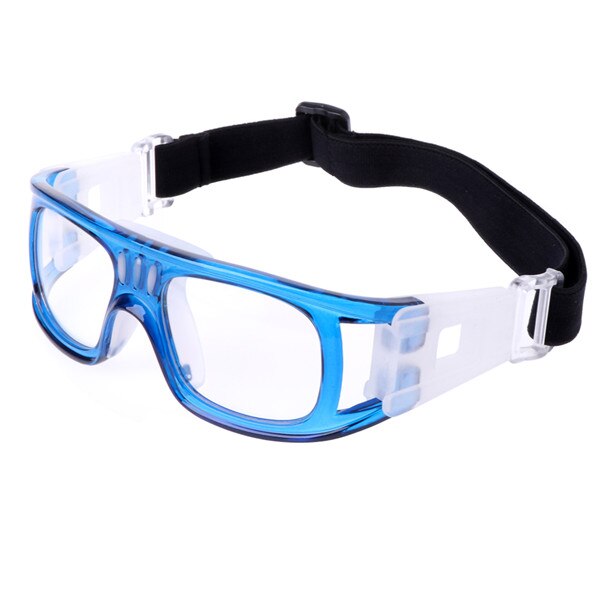 Basketball fodbold fodbold sport beskyttende elastiske beskyttelsesbriller: Blå