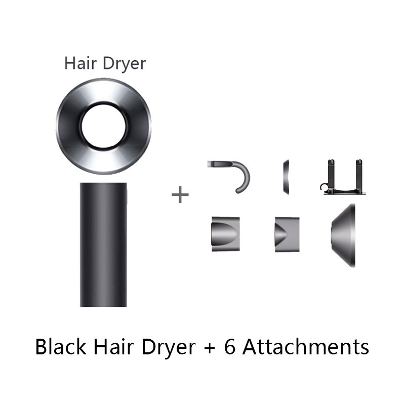 Ion Leafless Hairdryer Air Dry Electric Hair Dryer with Ionization Super Ionic Diffuser Blow Drier: DEEP BLUE