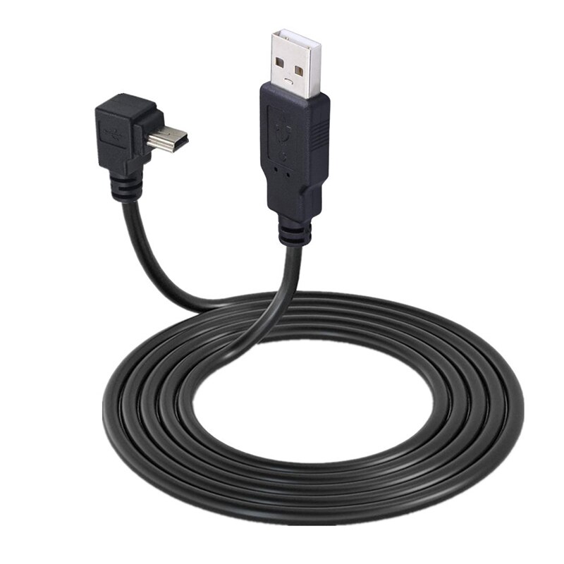 USB MINI 5Pin 5P 90° angle Male to USB 2.0 A Male Plug Data Cable 0.25m 1.5m 3m: Up / 25cm